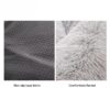 Faux Fur Ultra Soft Dog Pad Cat Bed Plush Round Donut Cuddler Pet Bed Luxury Dog Bed Washable