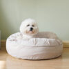 round dog bed