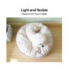 round orthopedic dog bed