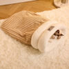 cat bed cave