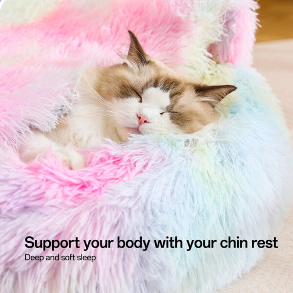 self warming cat bed
