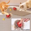 Rechargeable Electric Indoor Interactive Cat Toy Kitten Motion-Activated Hide Seek Toy with Plastic Hiding Cover Exerc (1)
